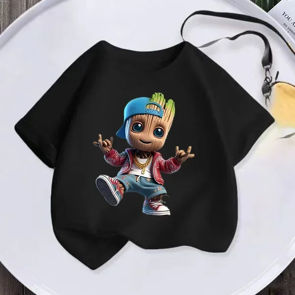 Детская футбольная рубашка из полиэстера с короткими рукавами и милым