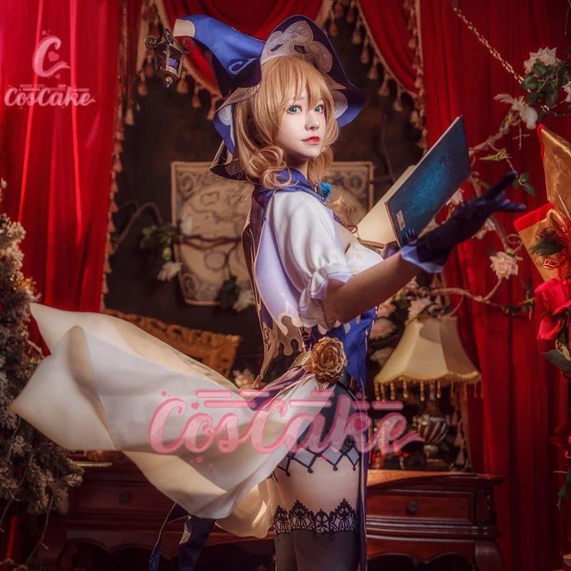 Костюм для косплея из аниме Genshin Impact Lisa Minci cos