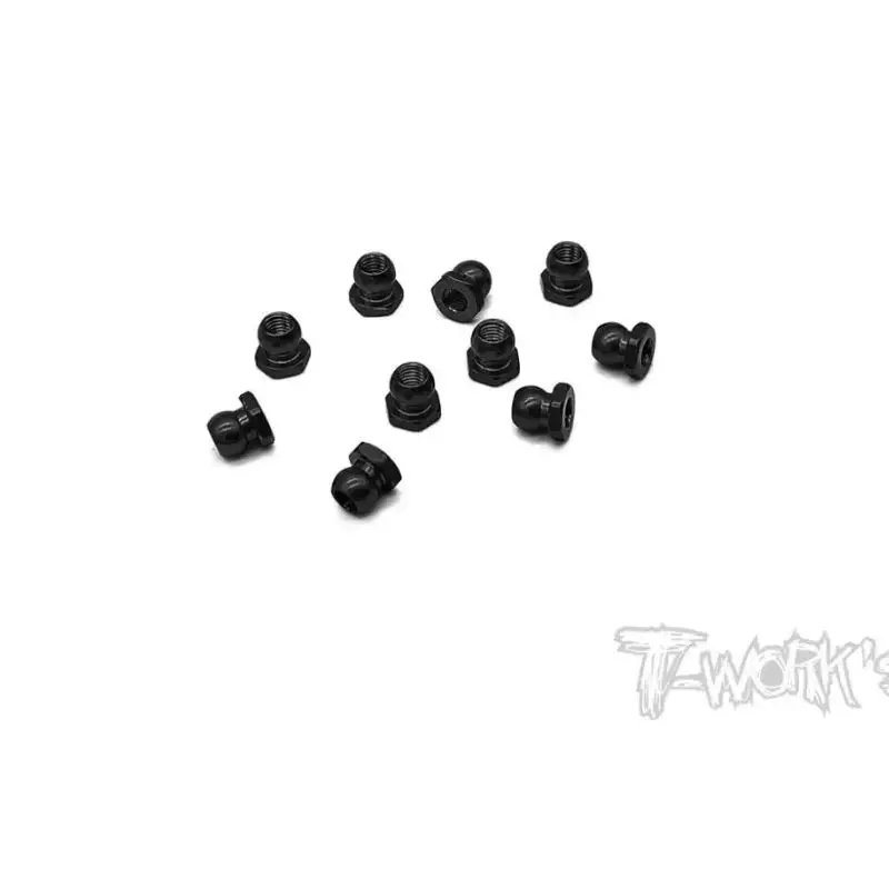 

Original T works TE-229S-H Black Hard Coated Alum. 5mm Ball Short Nut 10pcs. Professional Rc part