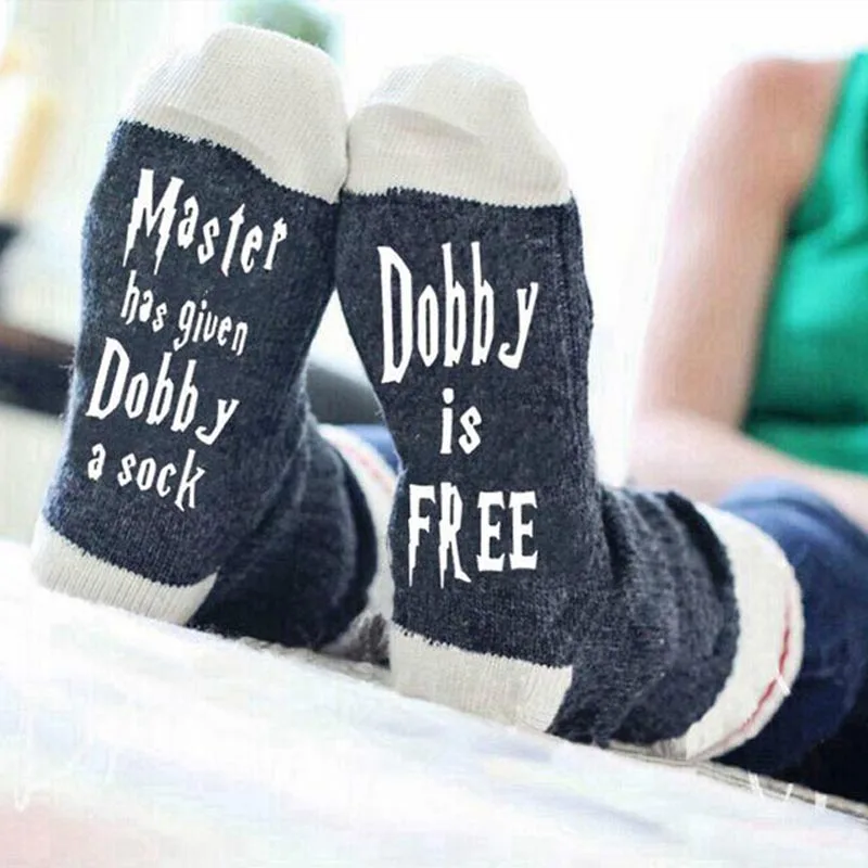 

Spring Autumn Women Wine Socks Knitted Letter Cute Meia Funny Sokken Chaussette Novelty Femme Winter Warm Home Sport Hipster Sox