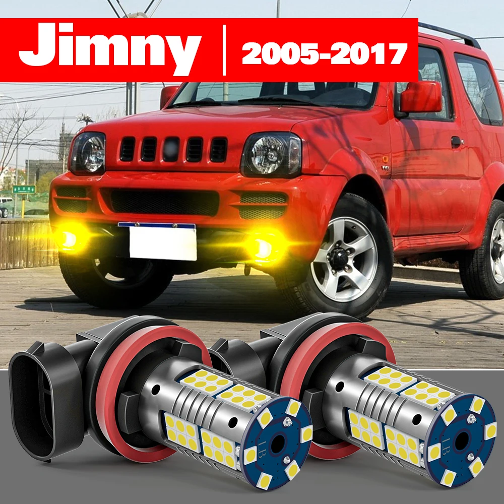 

For Suzuki Jimny 2005-2017 Accessories 2pcs LED Fog Light 2006 2007 2008 2009 2010 2011 2012 2013 2014 2015 2016