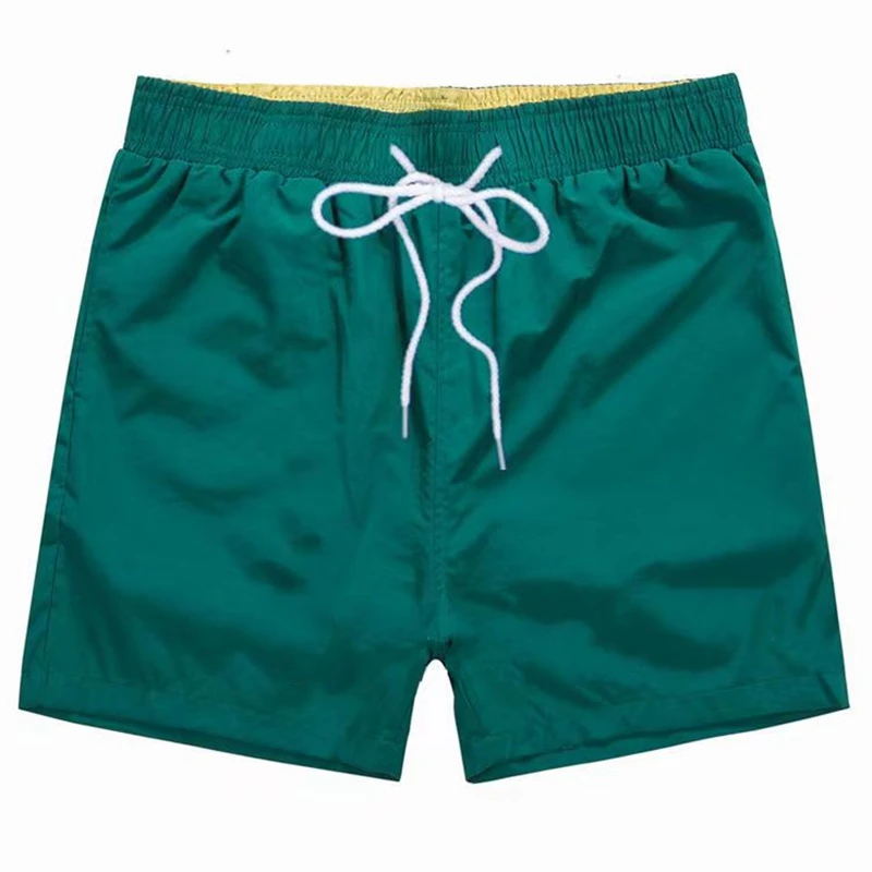 Summer Horse Men Beach Shorts Dry Casual Swimwear Swimsuit Swim Trunks Shorts  Elastic Waist Lace Up Surf Pants