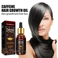 50ml caffeine hair essential oil scalp massage nourishing hair hair care essential oil smooth and long hair free shipping