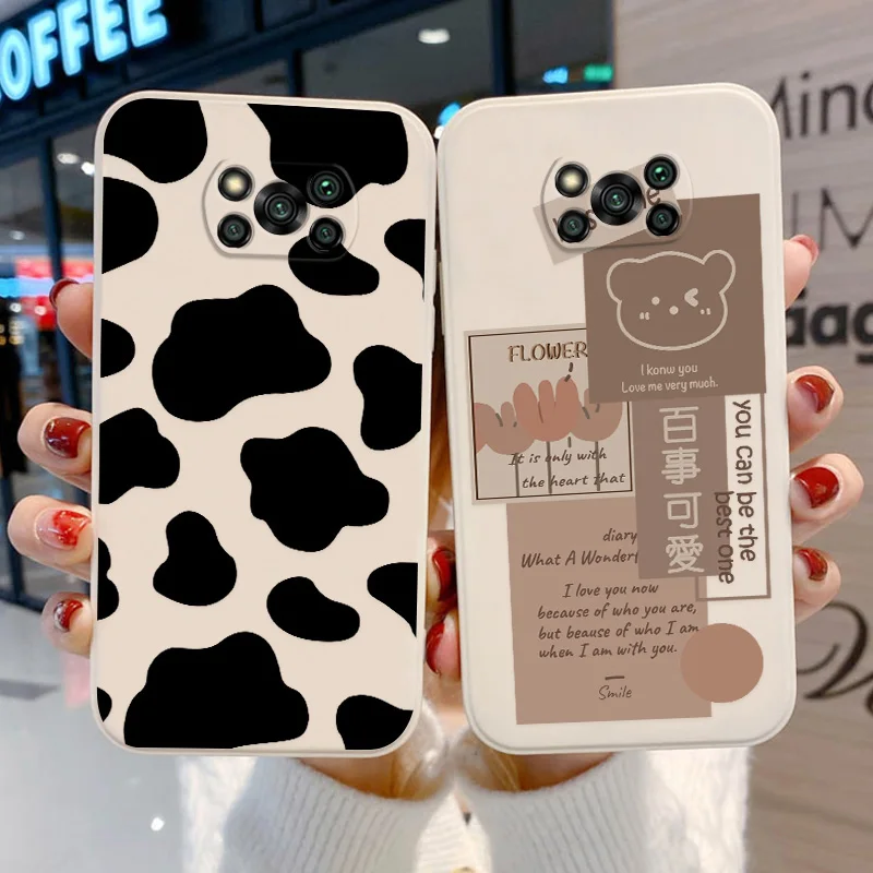 Чехол Poco X3 Pro в стиле ретро с изображением медведя чехол для телефона Xiaomi Redmi Note 8 9