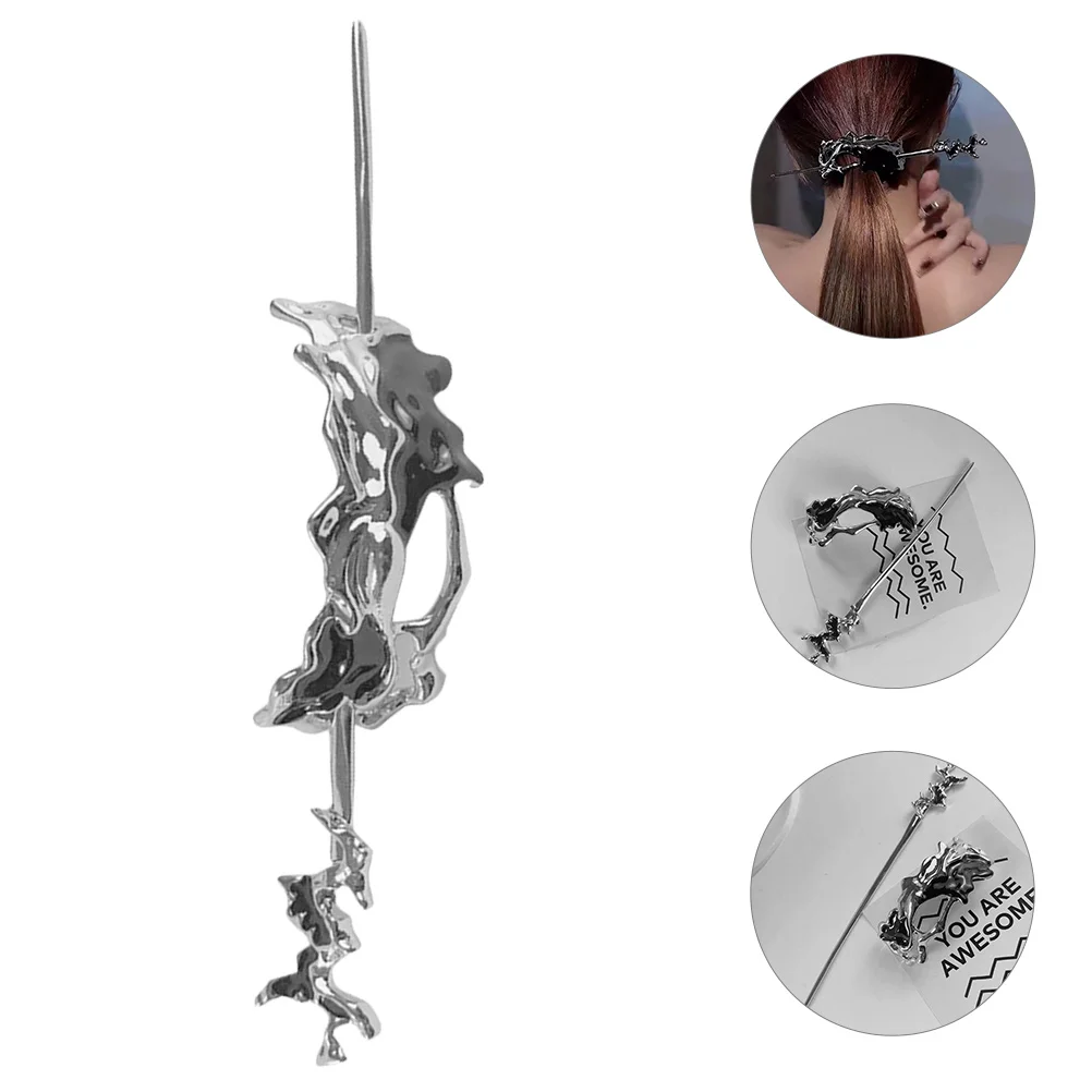 

Hairpin Hair Ponytail Women Hair Pin Headgear Hair Styling Tools Hair Stick Metal Hair Bun Pin Miss Women Hair Stick