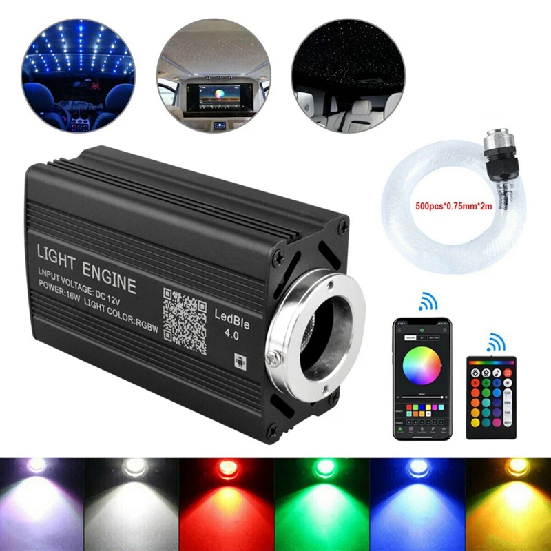 500 шт. волоконно-оптический автомобильный Домашний Светильник звезда