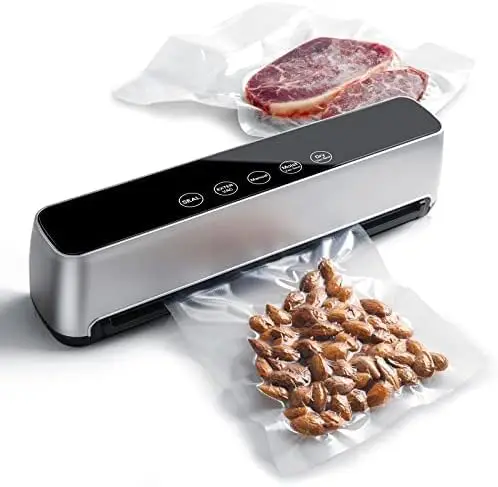 

Automatic Vacuum Sealer Machine, Hands-Free Operation, 5 Functions, Suitable for Vacuum Sealing Dry and Wet Foods, LED Indicator