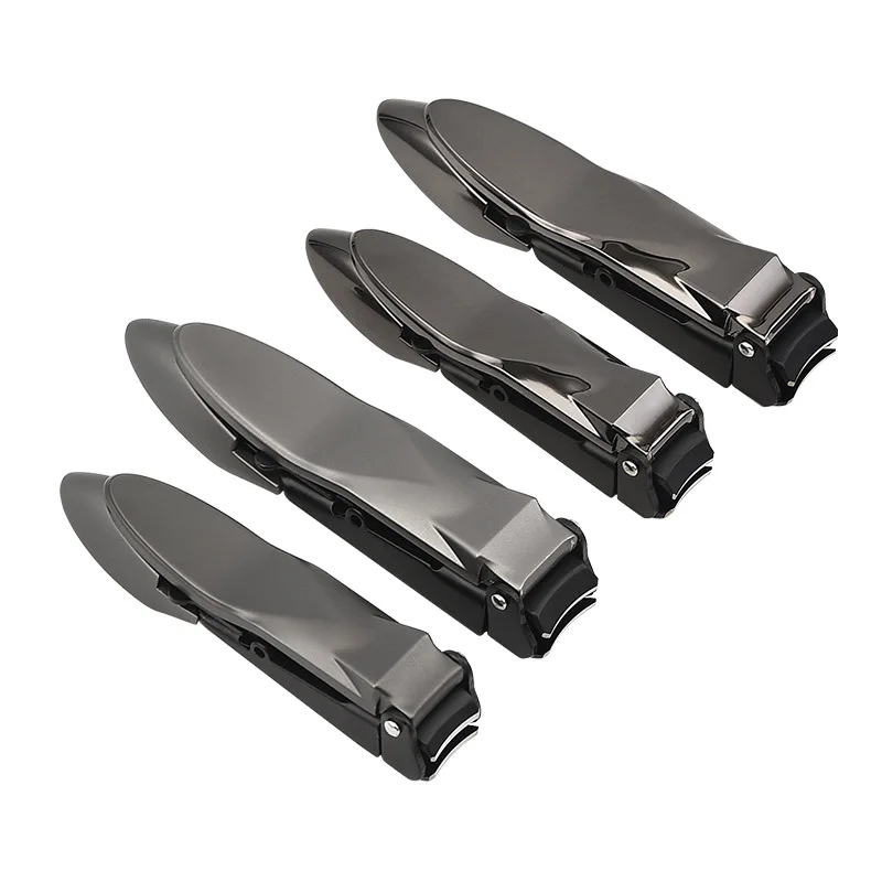 

Stainless Steel Nail Clipper Anti Splash Fingernail Toenail Cutter Automatic Storage Of Nail Clippers Manicure Pedicure Tool