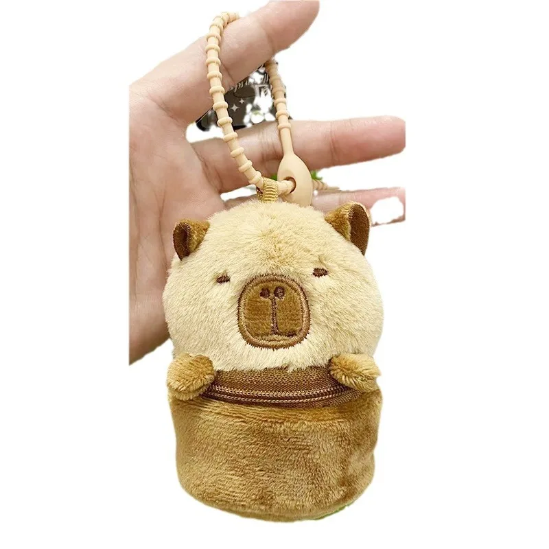 Набивные животные плюшевая монета искусственная кожа капибара Студенческая