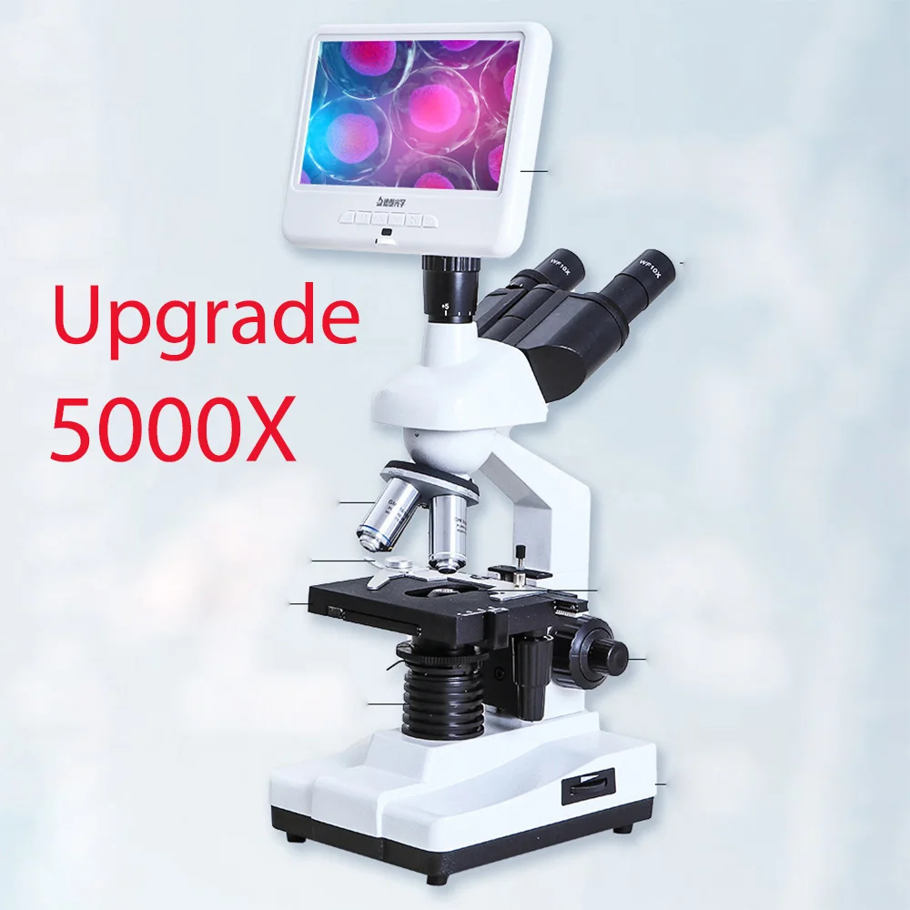 Обновление 5000x Professional Lab биологического тринокулярного ...