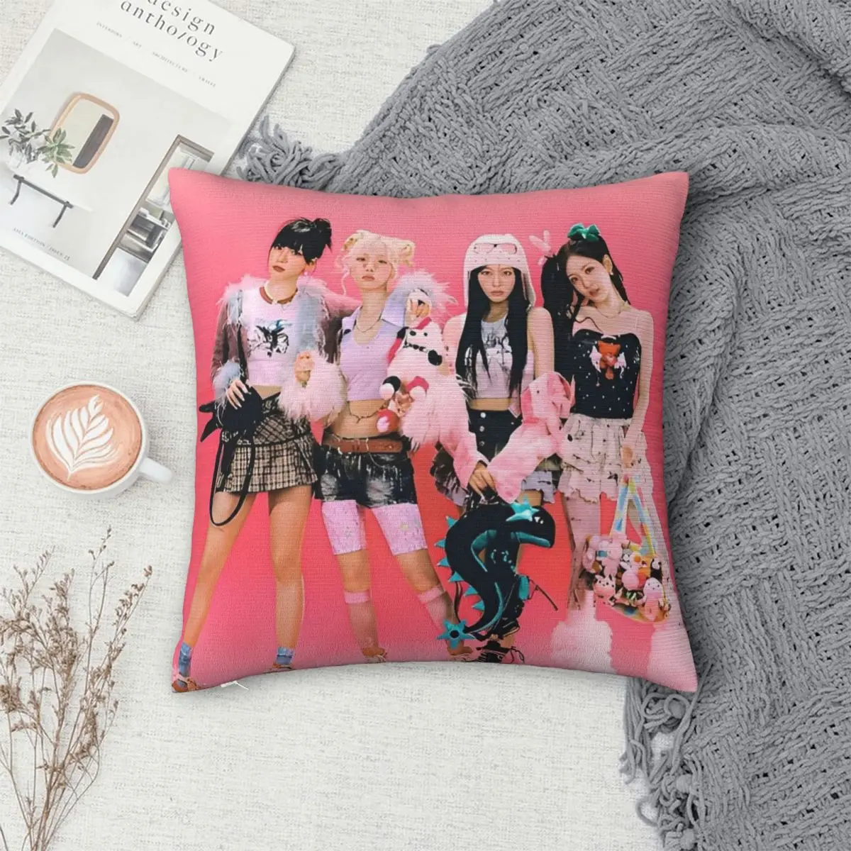 A-Aespaed K-Pop Girl Group наволочки для диванных подушек креативный декор наволочка 45*45