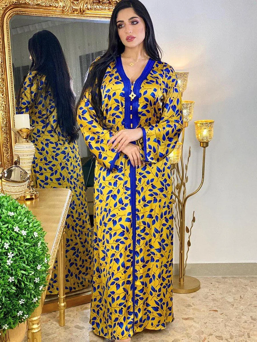 

Eid Mubarak Женская Abaya Дубай, Турция мусульманское платье арабский ислам одежда платье Абая Ramdan Jalabiya халат женский кафтан кардиганы