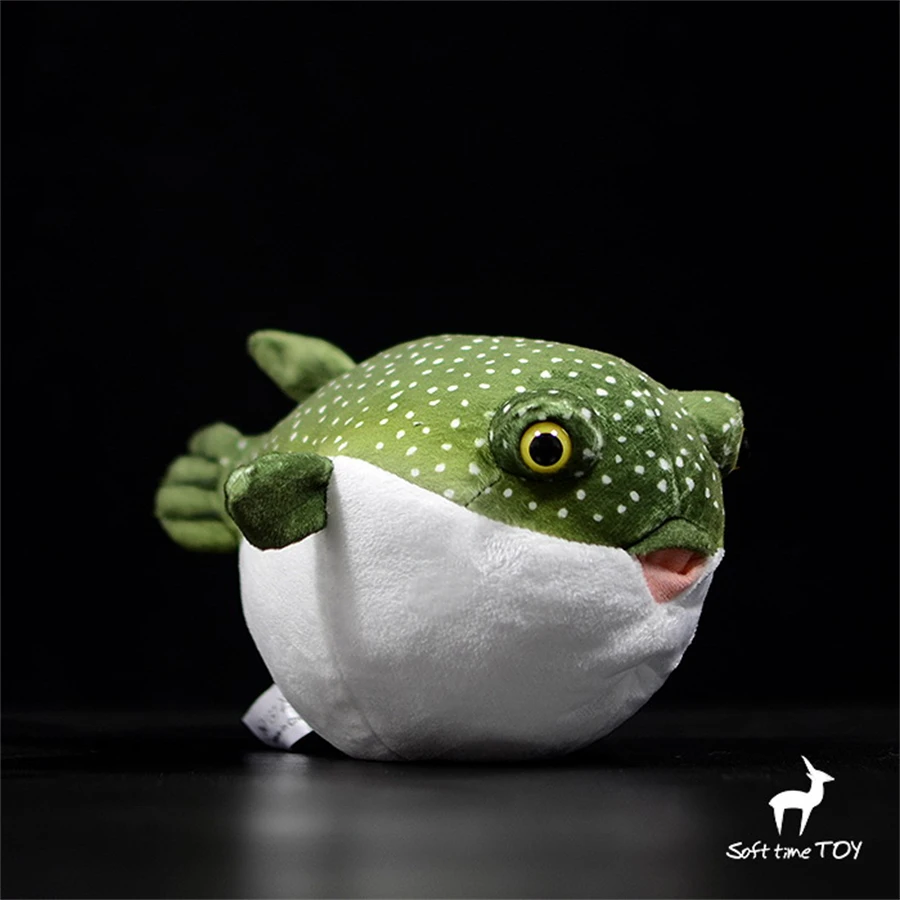 

Puffer Balloonfiish High Fidelity Anime Cute Plushie Globefish Plush Toys Lifelike Animals Simulation Stuffed Doll Kawai Toy