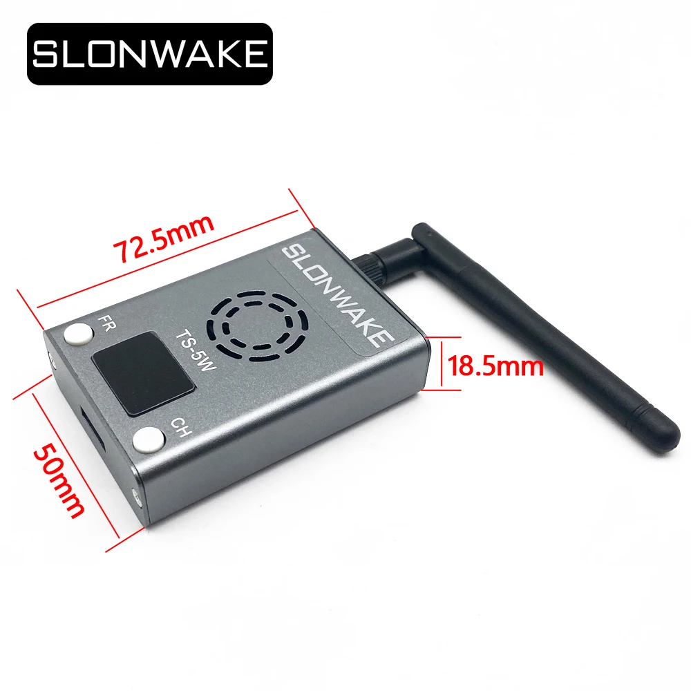 5 8G 5W передатчик широкополосный FM модулятор AV пусковое устройство с Caddx Ratel 2 1200TVL FPV