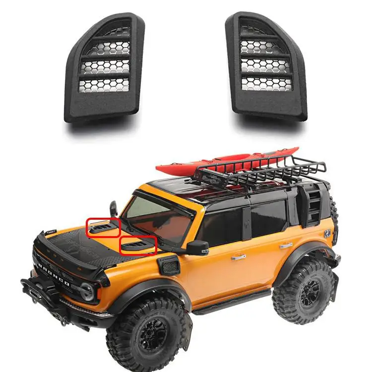 

TRX4 bonnet radiator 3D bonnet radiator for 1/10 RC track TRX-4 bronco car upgrade accessories