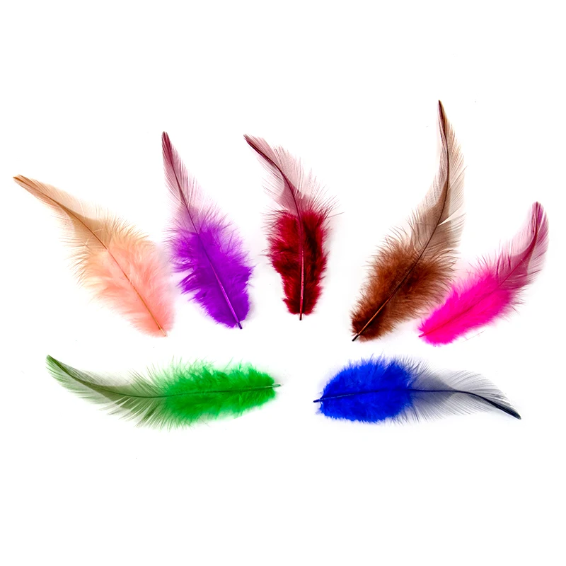 

Natural Rooster Feathers for Crafts 100pcs/lot Cheap 10-15cm Diy Chicken Feather Jewelry Earring Plume Decoration Accessories