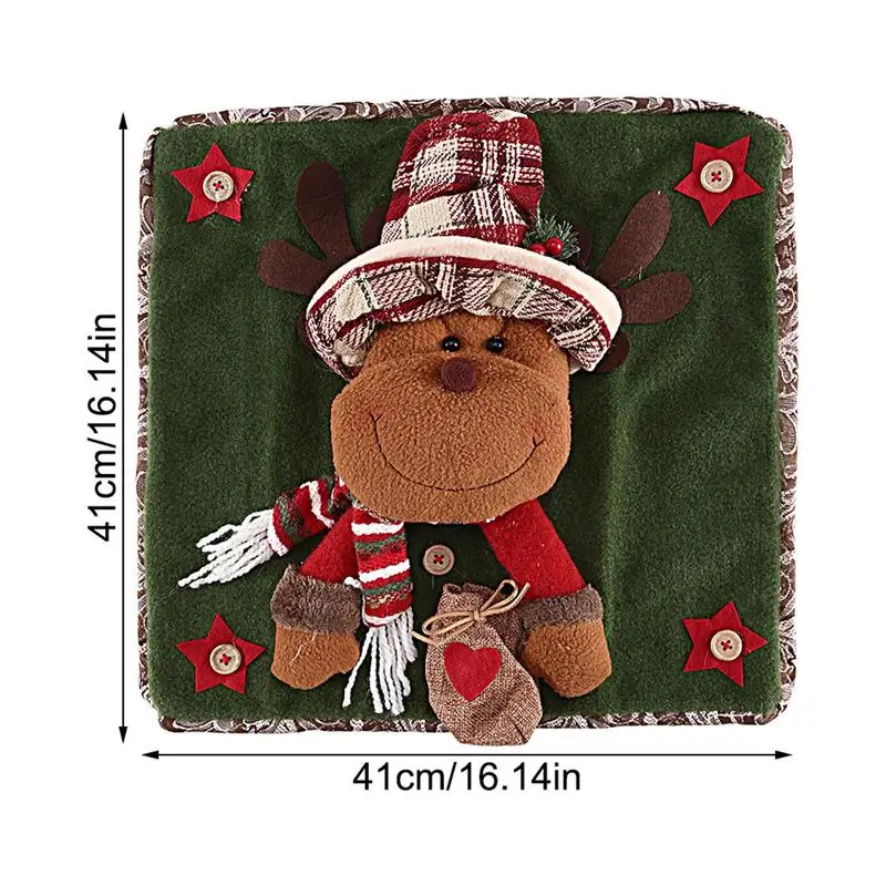 Рождественские украшения наволочки декоративная квадратная наволочка 16x16