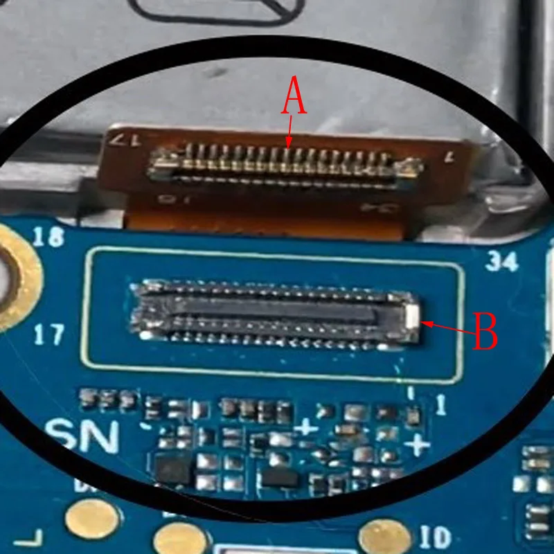 10 шт., гибкий кабель для ЖК-дисплея LG K40S X430 LM-X430 X430EMW