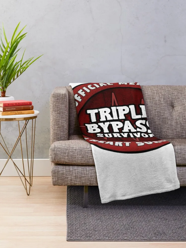 Потряное сердце выжить открытое восстановление хирургии подарок пледы мягкие