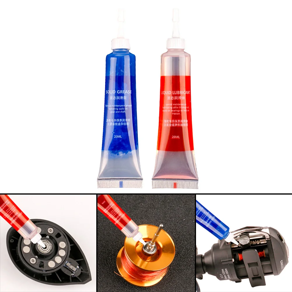 

Fishing Reel Lubricant Grease And Lubricating Oil Reel Bearing Maintenance Tool Fishing Reel Maintance Oil Accessories Good