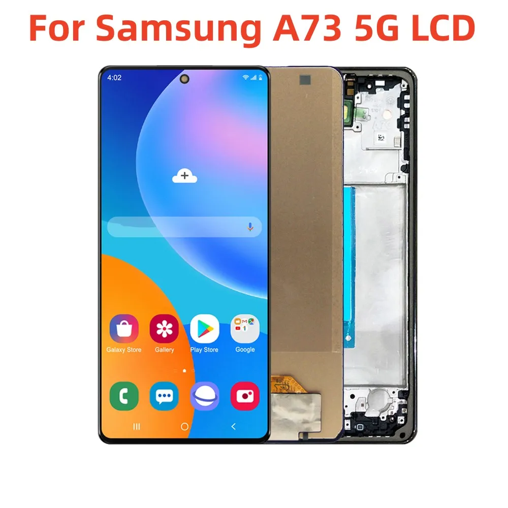 

TFT ЖК-дисплей для сотового телефона, Запчасти для Samsung Galaxy A73 5G A736 A736B, ЖК-дисплей, сенсорный экран, дигитайзер с рамкой в сборе