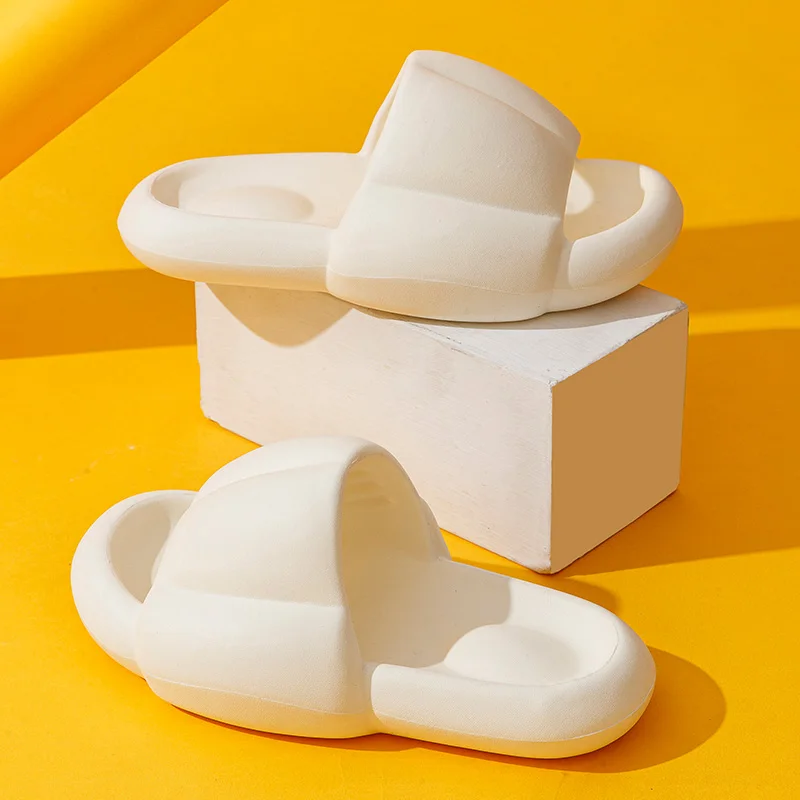 

Super Soft, Elastic, Comfortable And Smelly Slippers Men's And Women's Bathroom Outdoor High Quality Bow Protection Platform