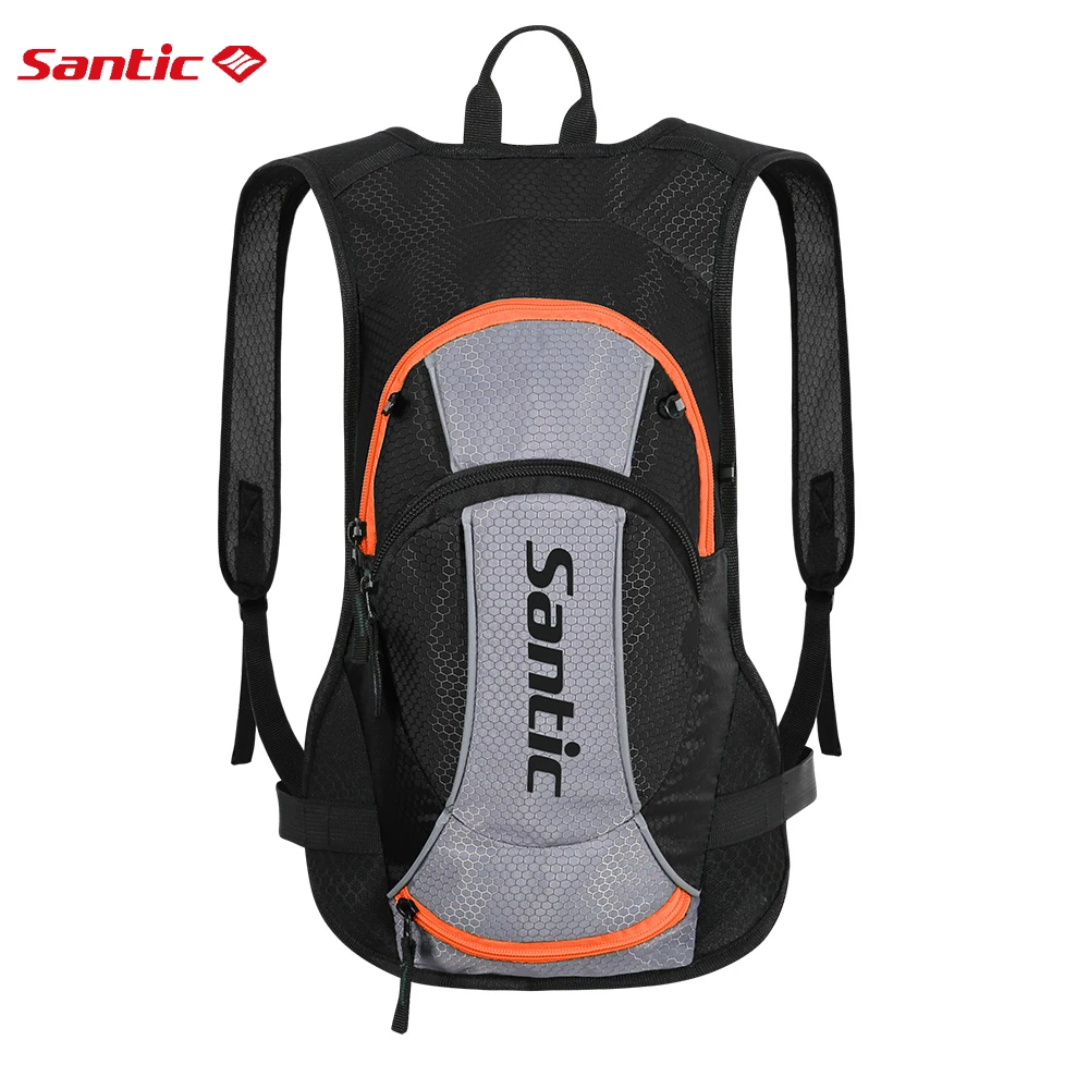Santic Cycling Backpack Light Portable Waterproof Cycling Bag Storage Helmet Outdoor Sports Climbing Bag Reflective Bicycle Bag