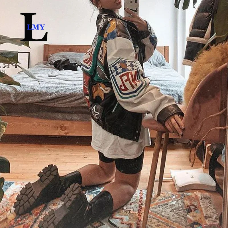 2024 винтажная бейсбольная одежда с принтом университетские куртки-бомберы на