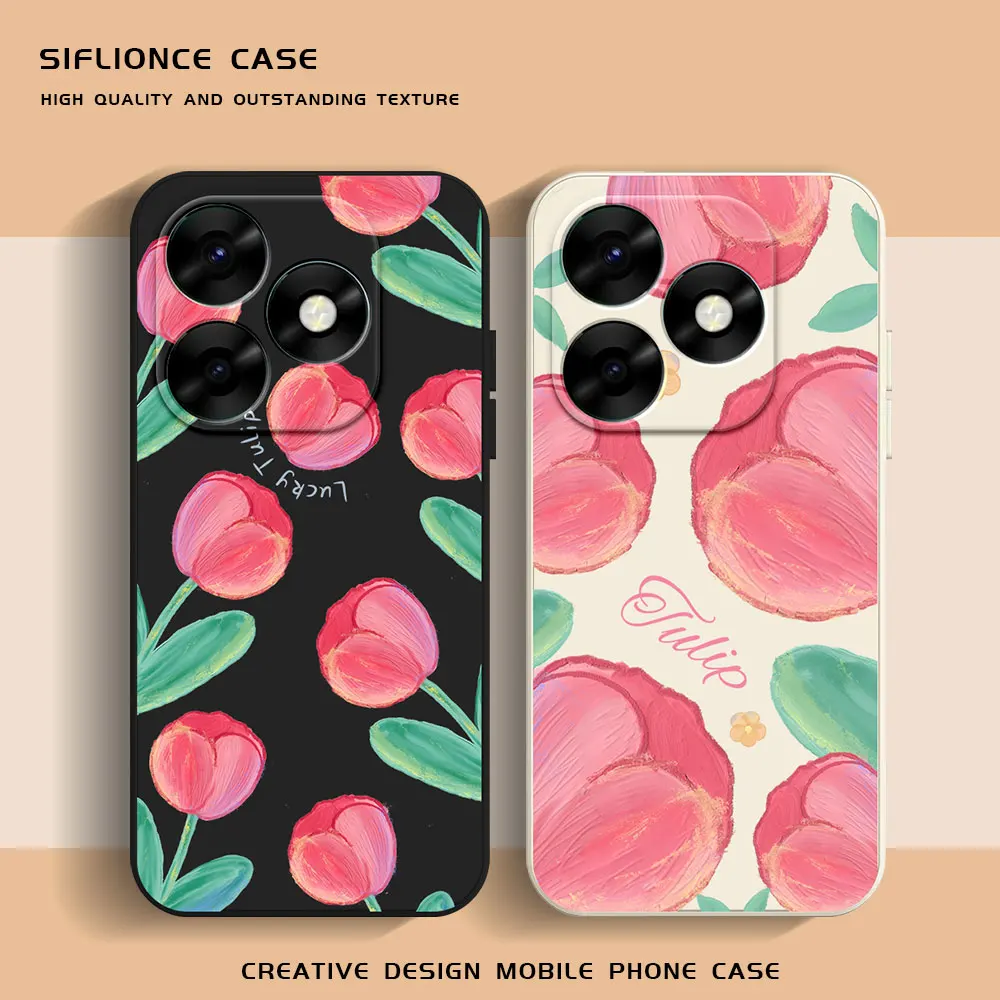 Телефонные аксессуары для Itel S23 Plus A60 A70 A60s P55 чехол itel itelA60S itelA70 + мягкие