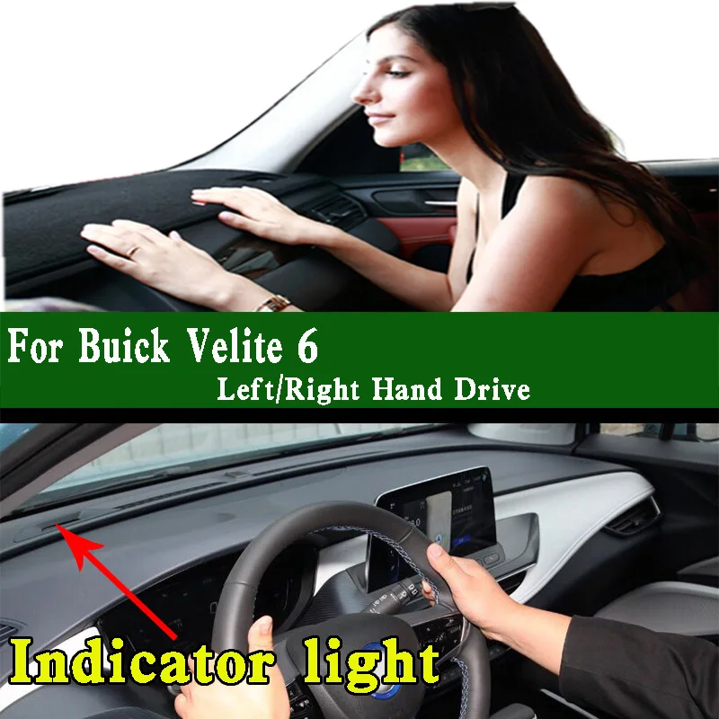 

For Buick Velite 6 L2B 1485 2019-2022 Dashmat Dashboard Cover Instrument Panel Protective Pad Dash Mat Anti-Dirt Proof