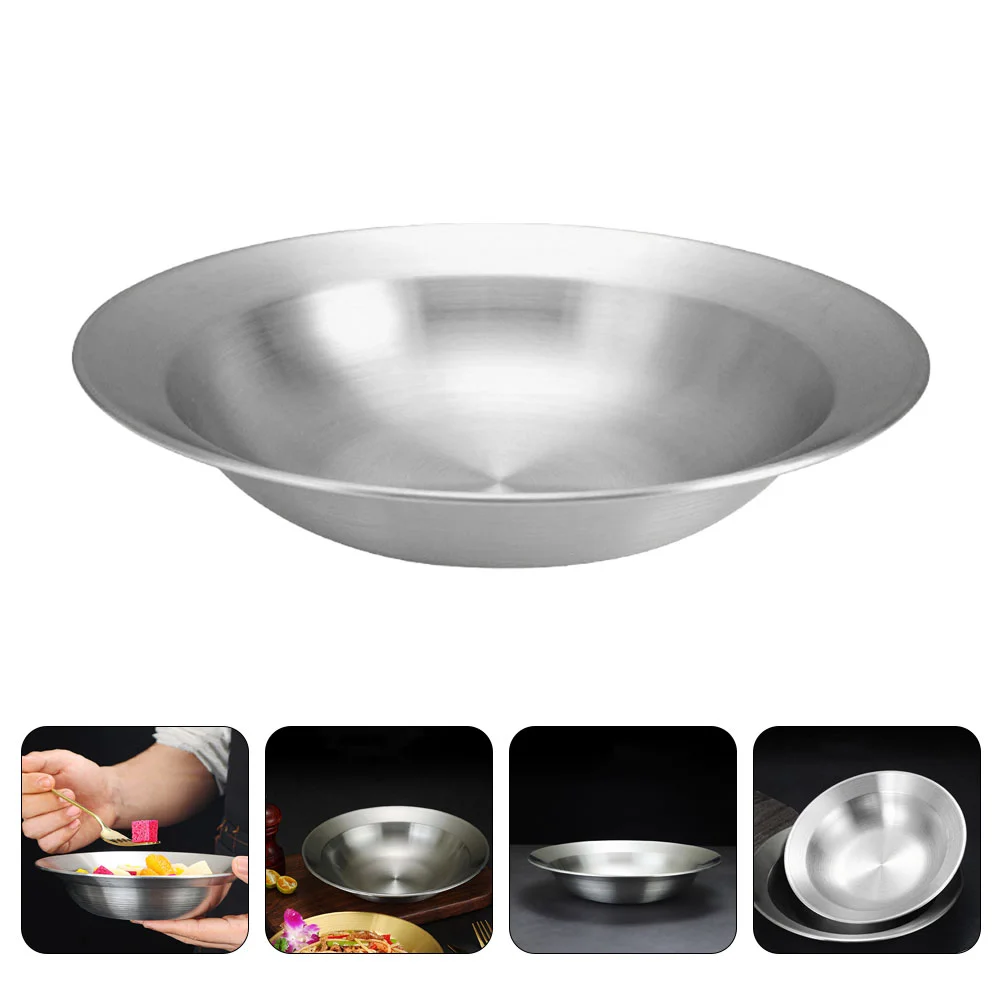 

Simple Mixing Large Kitchen Tableware Kitchen Plate Multi-function Fruits Basin Food Plate for Home Hotel Restaurant