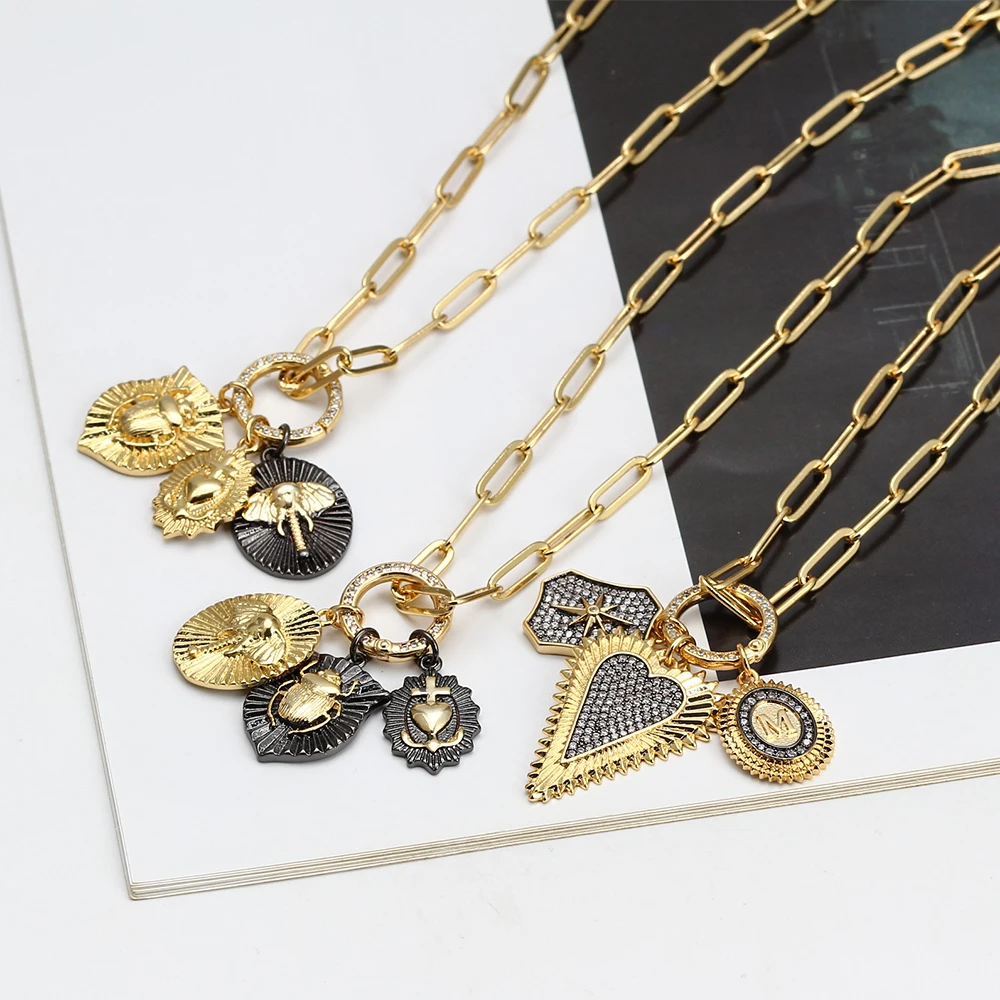 Колье с изображением пожеланий в стиле хип-хоп для мужчин и женщин модное