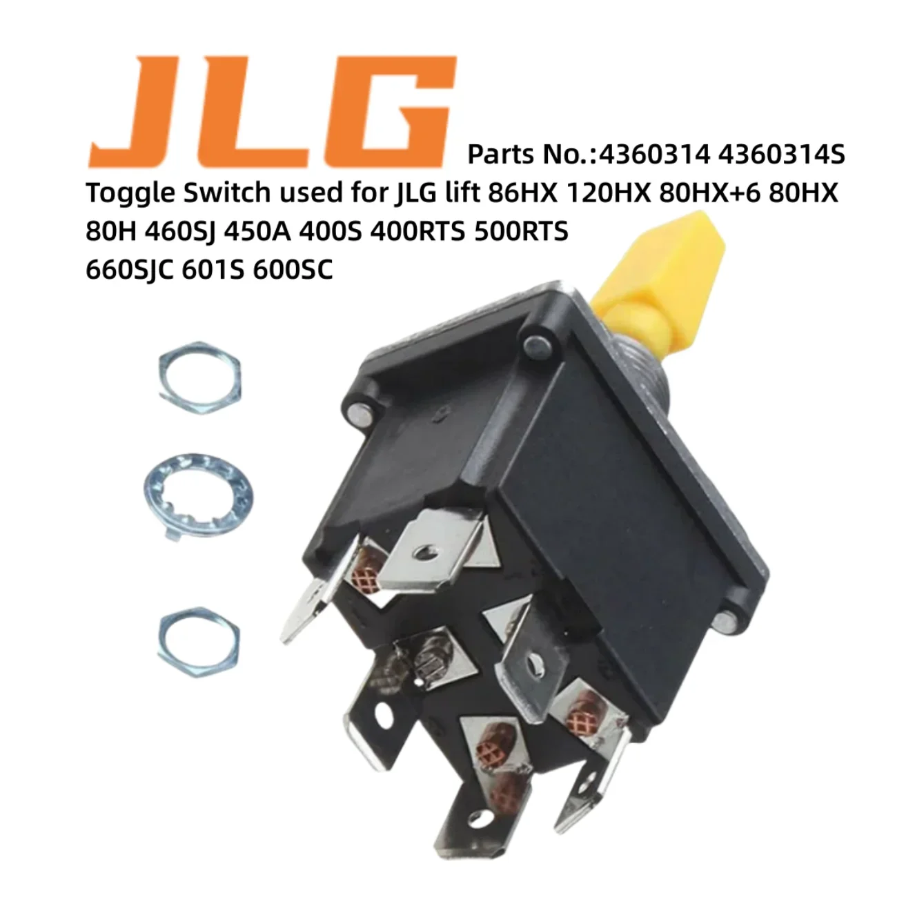 

Тумблер JLG 4360314 4360314S для подъема JLG 450A 86HX 120HX 80HX + 6 80HX 80H 460SJ 400S 400RTS 500RTS 660SJC 601S 600SC