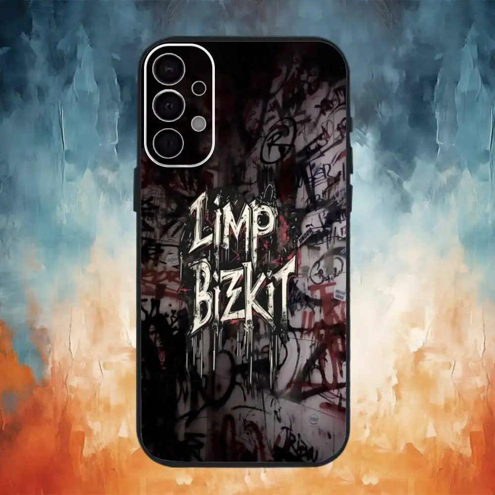Фото Чехол для телефона Rock Band L-Limp B-Bizkit для Samsung S26,25,24,23,22,30,21,10,9,Ultra,Plus,Lite, черный, мягкий чехол №4