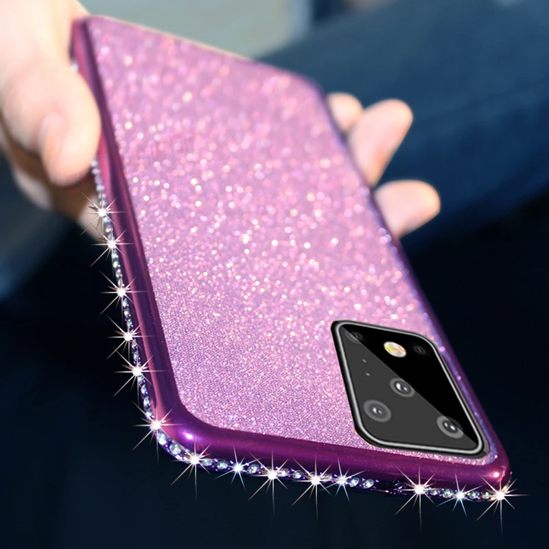 Чехол для Samsung Galaxy A51 3D Алмазный Блестящий Мягкий чехол из ТПУ A71 SM A515F A717F A 51 71