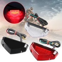universal led 12v brake light license taillight red for motorcycle bicycle rear brake light motorcycle accessories