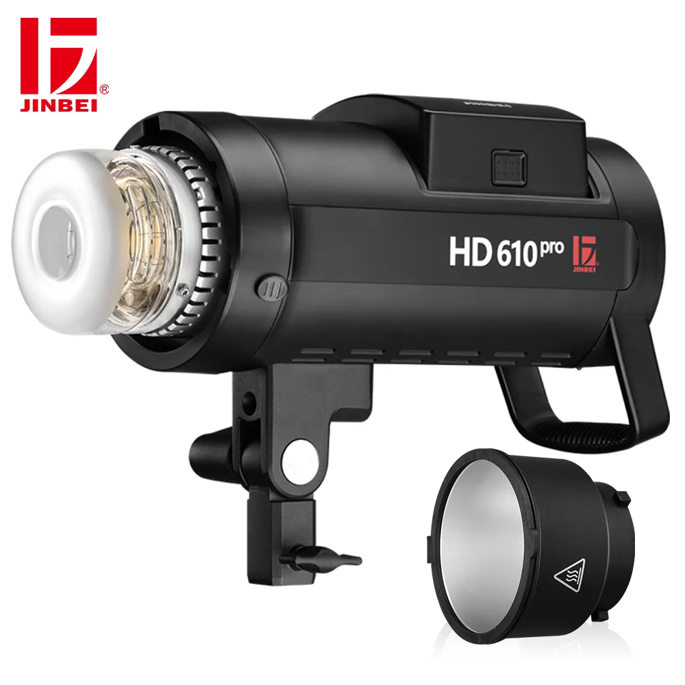 

JINBEI HD-610 Pro 600W внешняя вссветильник с аккумулятором HSS TTL с аккумулятором для студийной Коммерческой фотографии
