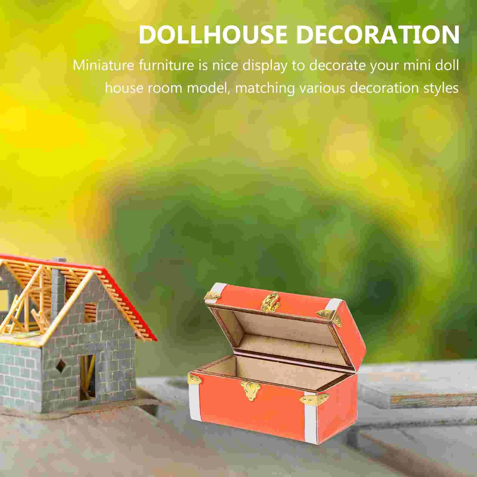 Мини-коробка для хранения аксессуары дома винтажный чехол чемоданы игрушечный