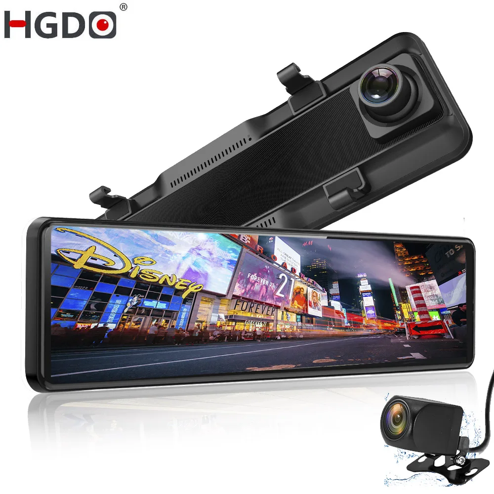 Видеорегистратор HGDO H350 3 в 1 потоковая видеозапись два объектива FHD 1080P