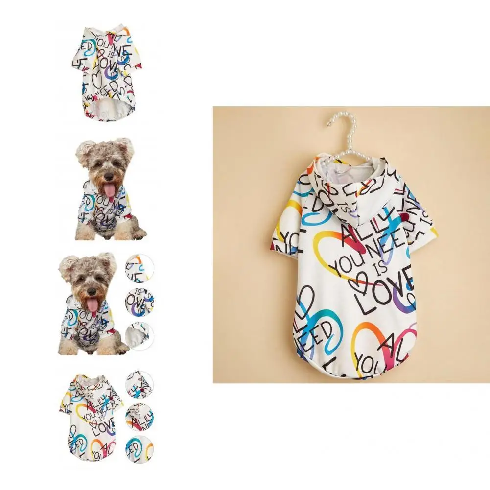 

Pet Apparel Lint Free Pet Pullover Pet Dog Anti-fade Thickened Hooded Coat