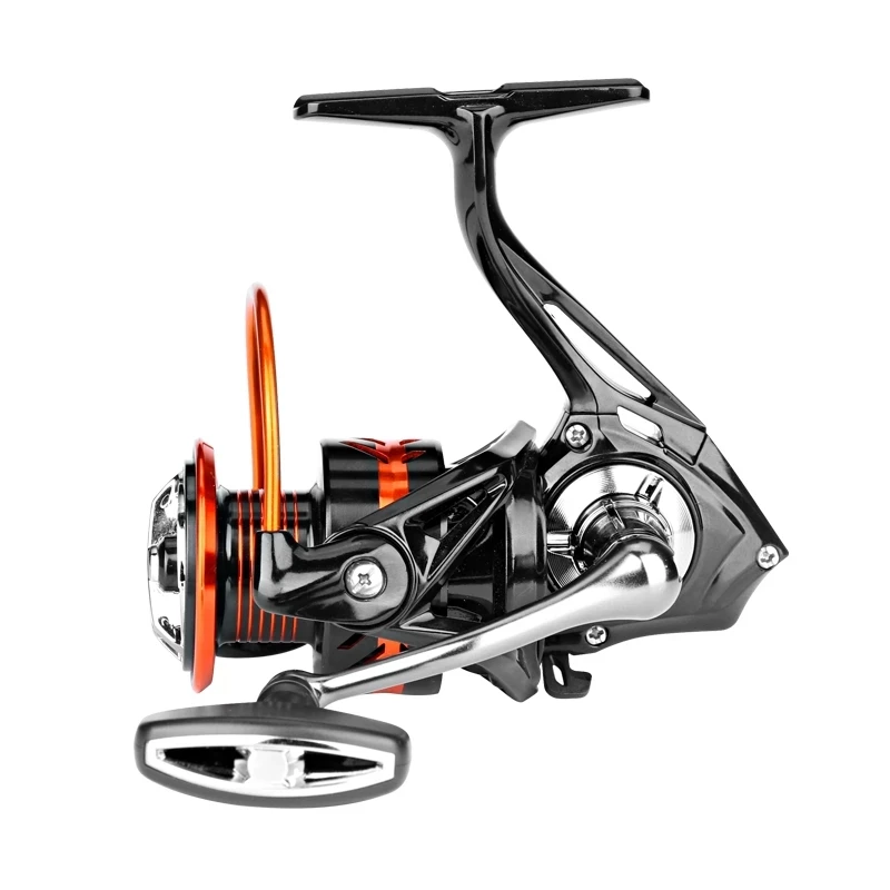Катушка для спиннинга 2022 года с максимальным тормозом 12 кг Carrete De Pesca 5.2:1 из металла нержавеющей стали для ловли рыбы в соленой воде для снасти.