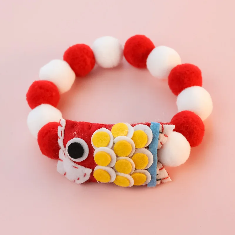 Ful Hair Ball Flower Cat Dog Decorative Small Dog Bib Puppy Collar Pet Kitten Accessories