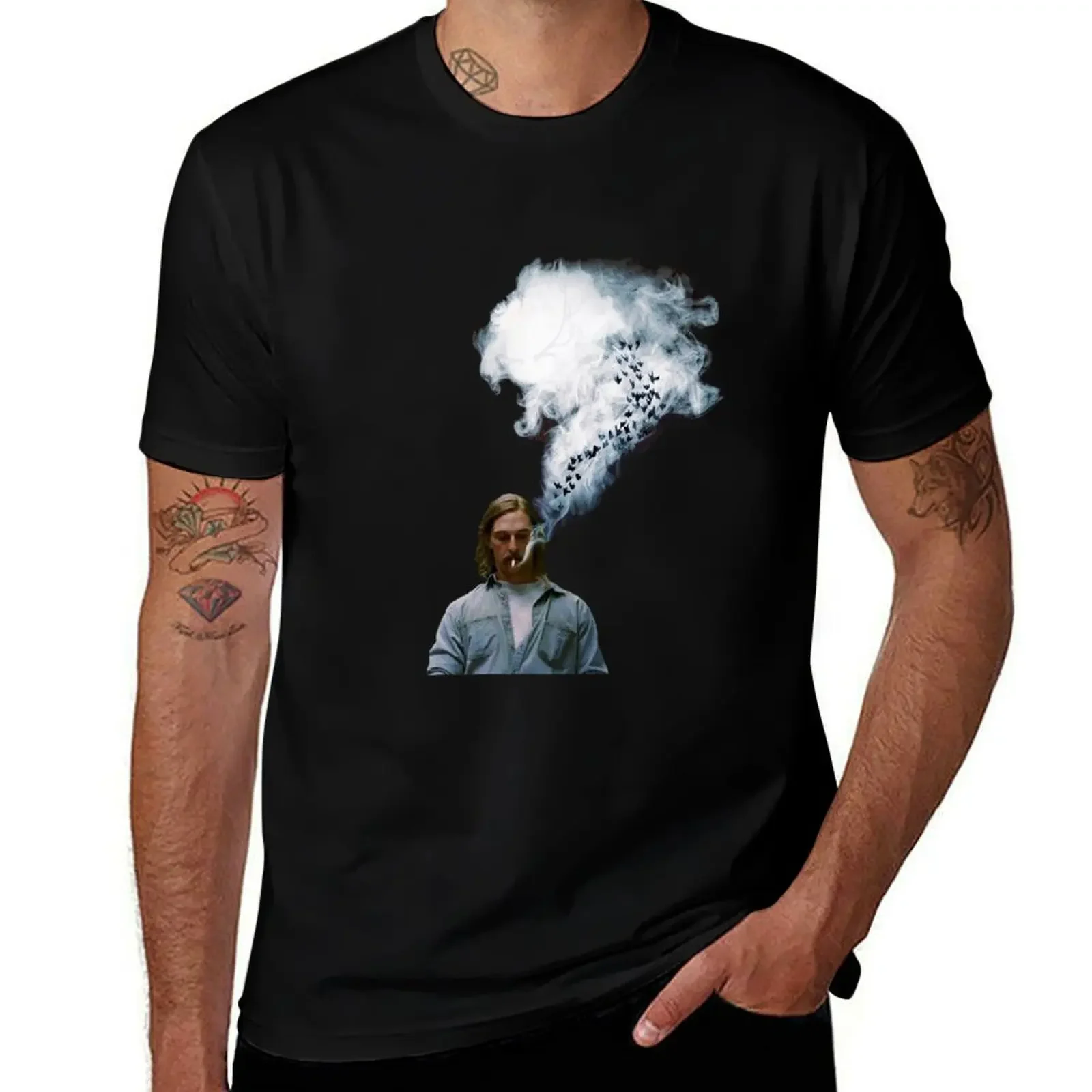 Matthew Mconaughey Футболка с надписью дизайнерские рубашки футболки большого размера