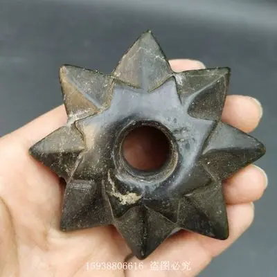 

Изысканный Античный Железный метеорит хуншанская культура, восьмиугольный ручной орнамент