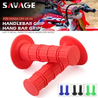 anti slip handlebar grip for honda crf 125 230 250 450 xr 200 400 600 650 cr 80 85 motorcycle dirt pit bike rubber hand bar grip
