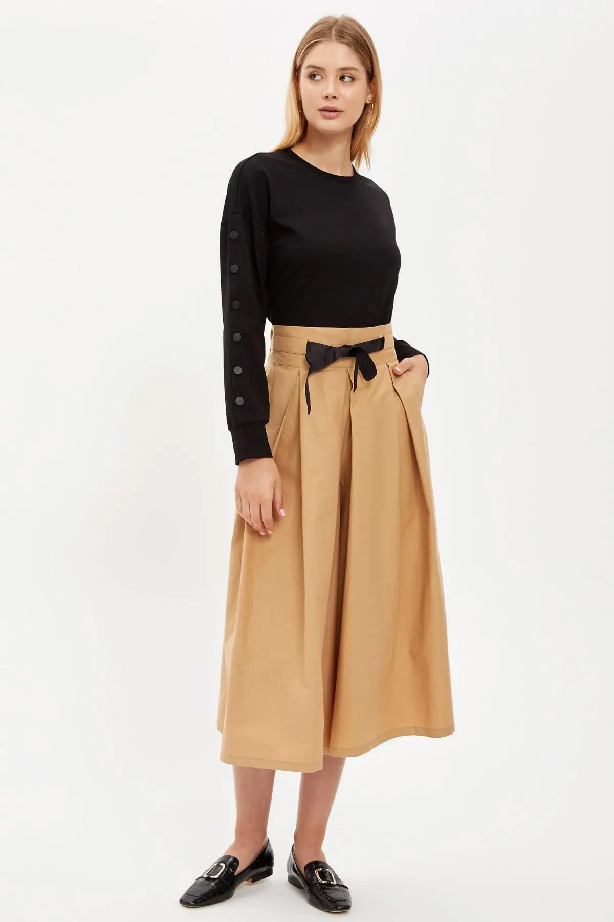 

Oversize Binding taylor Woven Pants Women's Islamic Clothing Pants