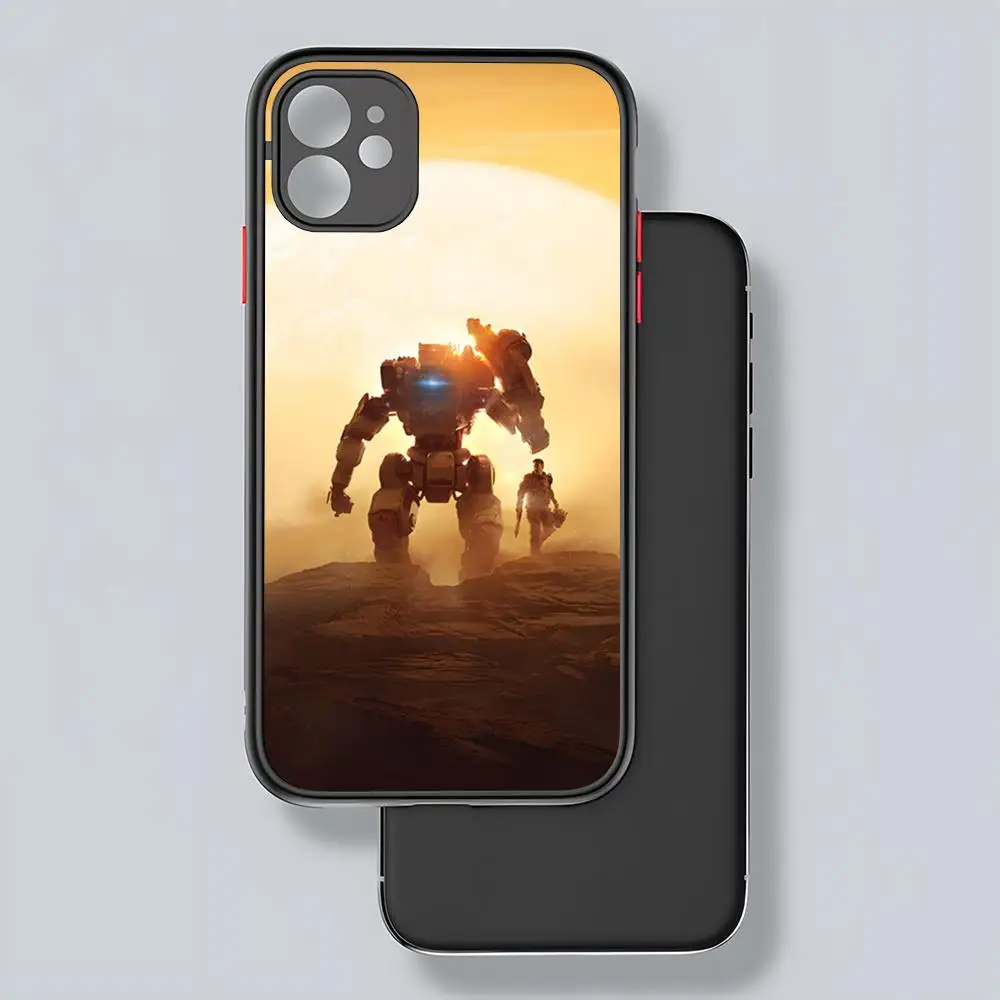 Чехол для телефона Game Titanfall 2 Матовый Прозрачный чехол IPhone 16 15 12 11 13 Pro Max X XR 8 Plus