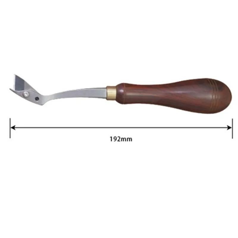 Инструмент для обрезки окантовки кожи ручной работы Nattools 420H инструмент кривой из