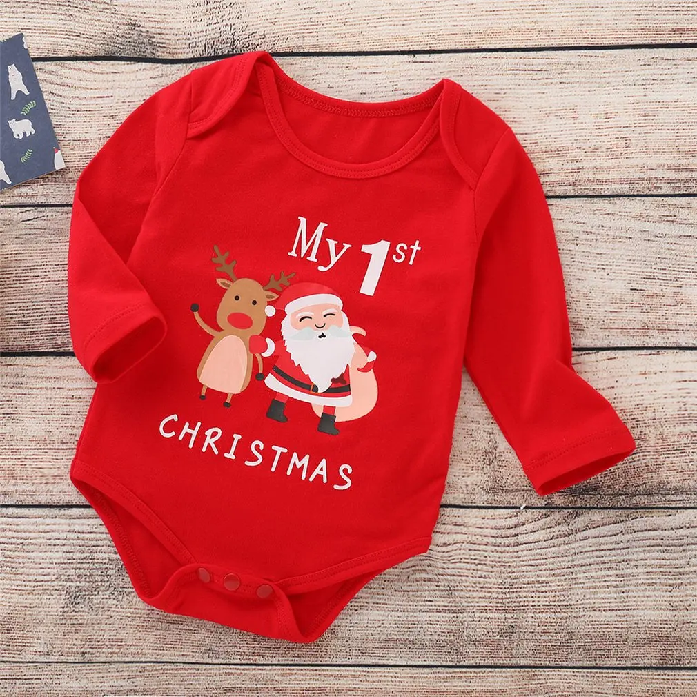 

Children's Santa Claus clothes Cute Korean version wild clothes children's wear Creative design Best gift for kids