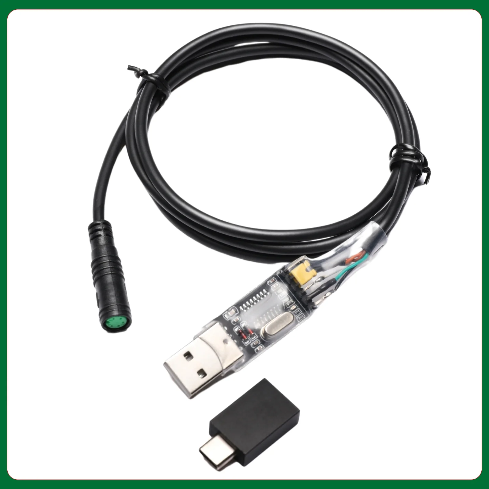 Фото 8fun/Bafang BBS01/02/03/BBSHD Кабель для программирования eBike — USB к двигателю, бесплатный адаптер OTG №5